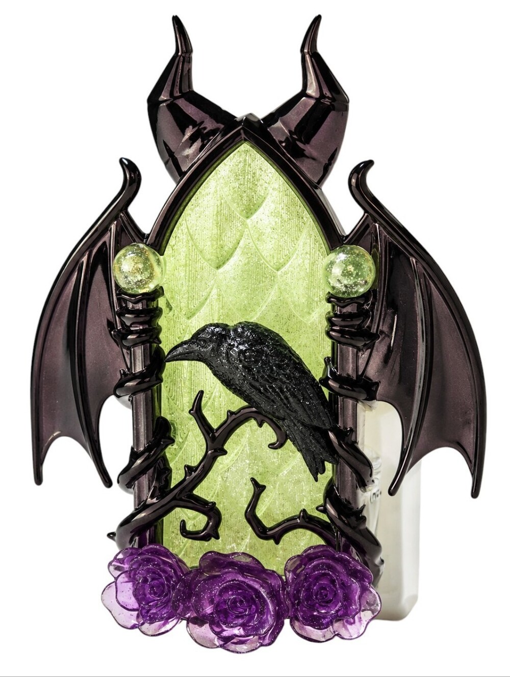 Bath Body Works Disney Villains Maleficent Wallflowers Plug Light Gothic Raven